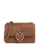 Pinko Love One Mini Schultertasche marrone/leone/antique gold