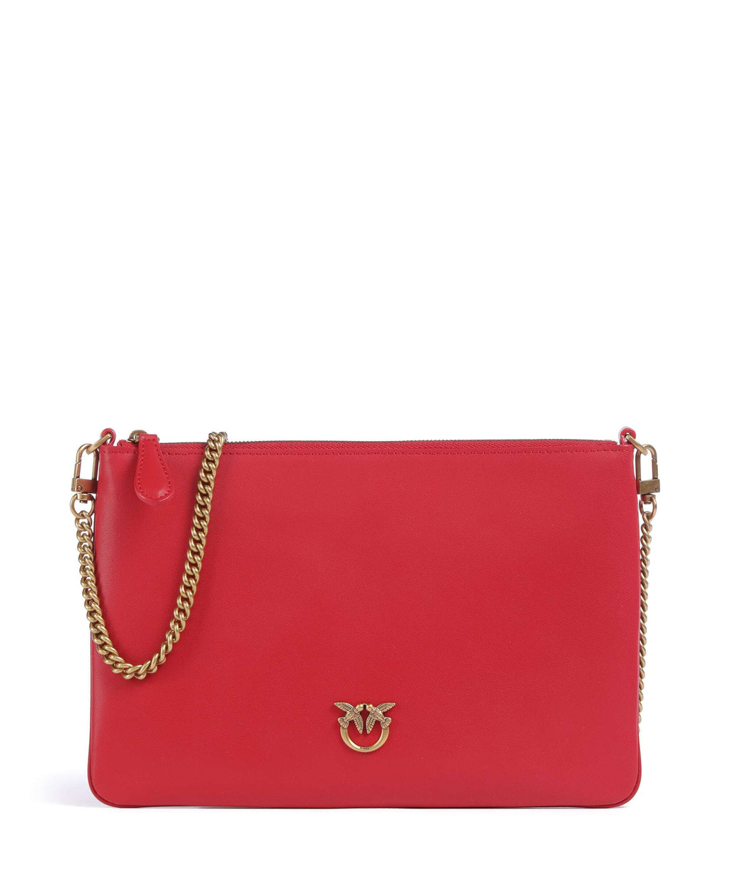 Pinko Flat Classic Crossbody bag rosso/antique gold