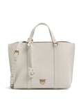 Pinko Carrie Classic Handbag bianco seta/antique gold