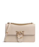 Pinko Love One Classic Schultertasche beige/grigio fumo/antique gold