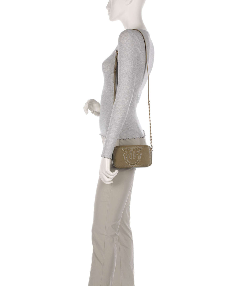 Pinko Carrie Crossbody bag piantagione/antique gold