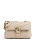Pinko Love Puff Classic Shoulder bag beige/grigio fumo/antique gold
