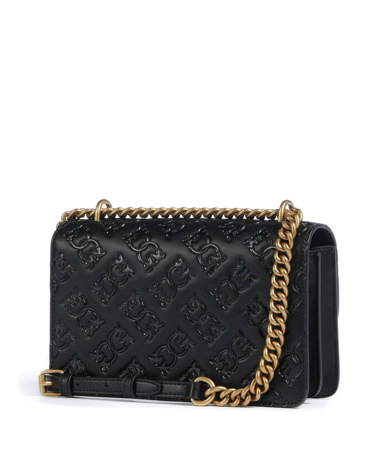 Pinko Love One Mini Shoulder bag nero/antique gold