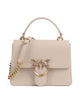 Pinko Love One Mini Sac bandoulière beige/grigio fumo/antique gold
