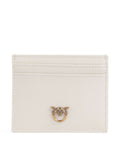 Pinko Credit card holder bianco seta/antique gold