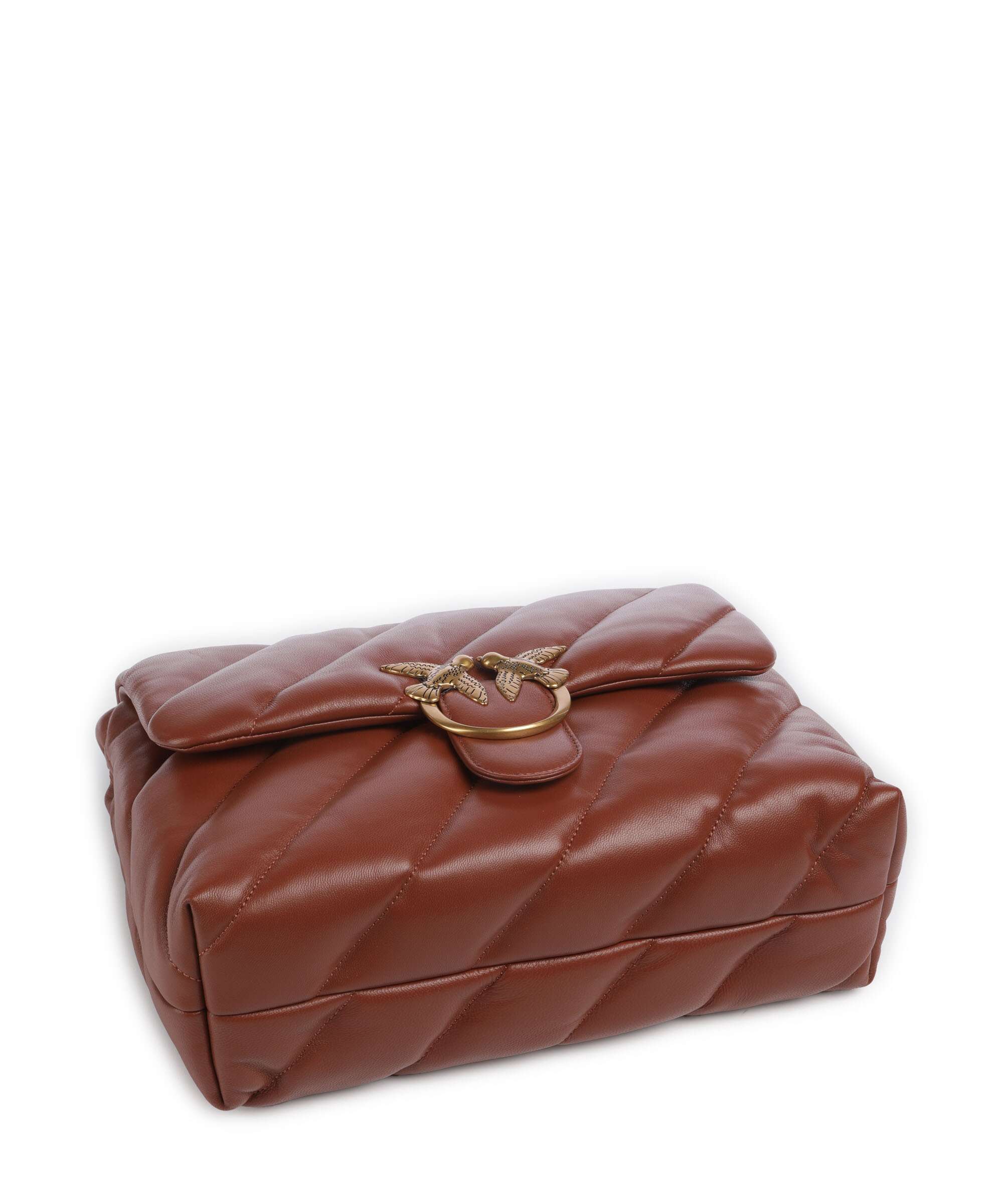 Pinko Love Puff Big Shoulder bag arabo/antique gold