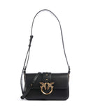Pinko Love One Mini Slouchy Borsa a spalla nero/antique gold