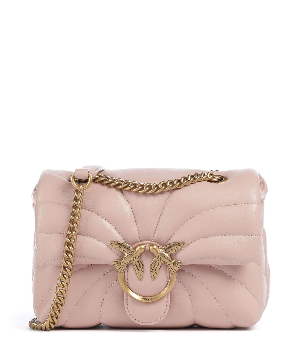 Pinko Love Puff Mini Shoulder bag cipria/antique gold