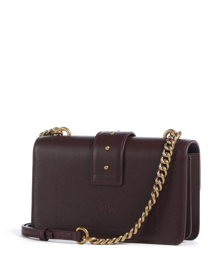 Pinko Love One Mini Crossbody bag uva di catawba/antique gold