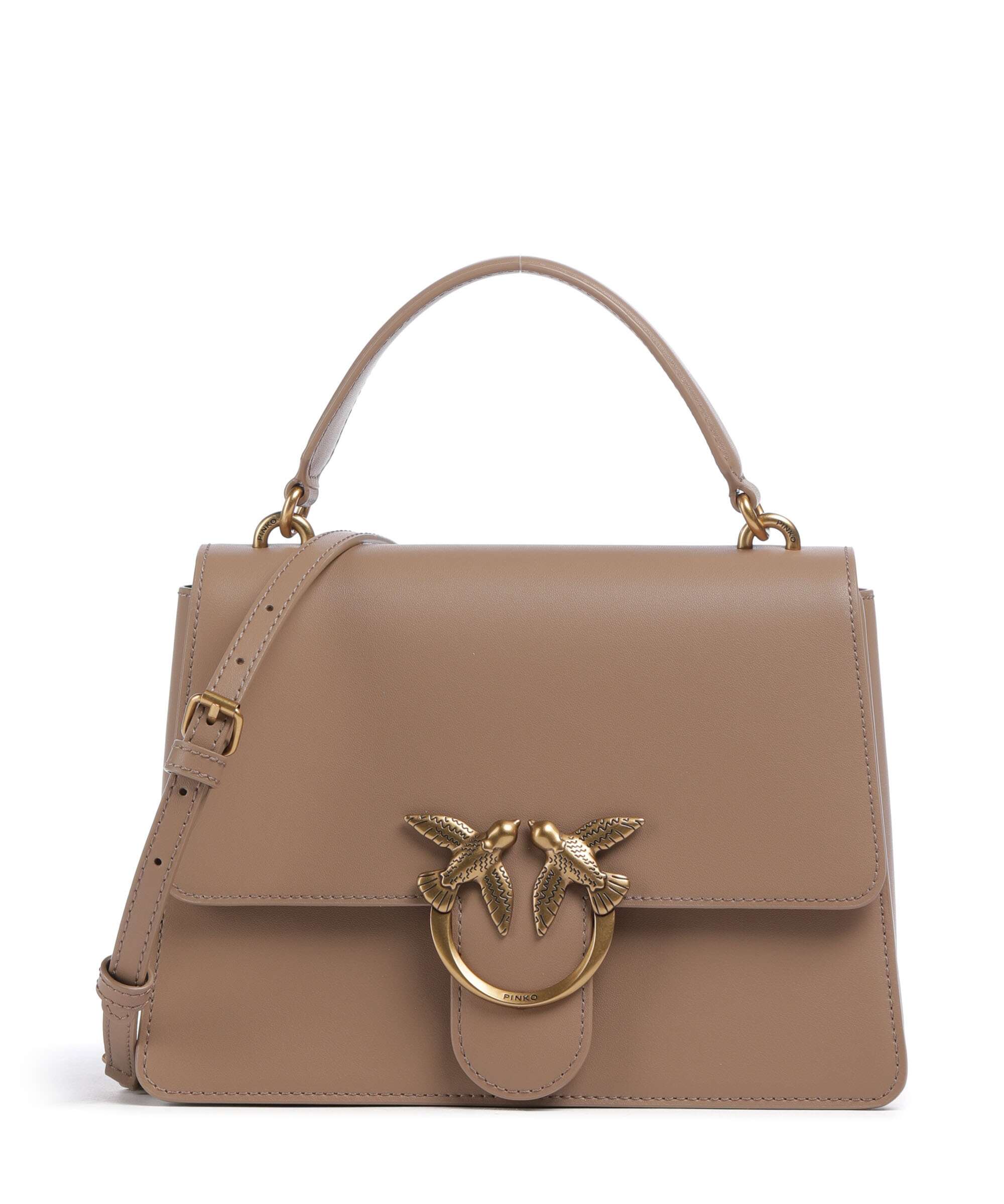Pinko Love One Classic Handbag biscotto zenzero/antique gold