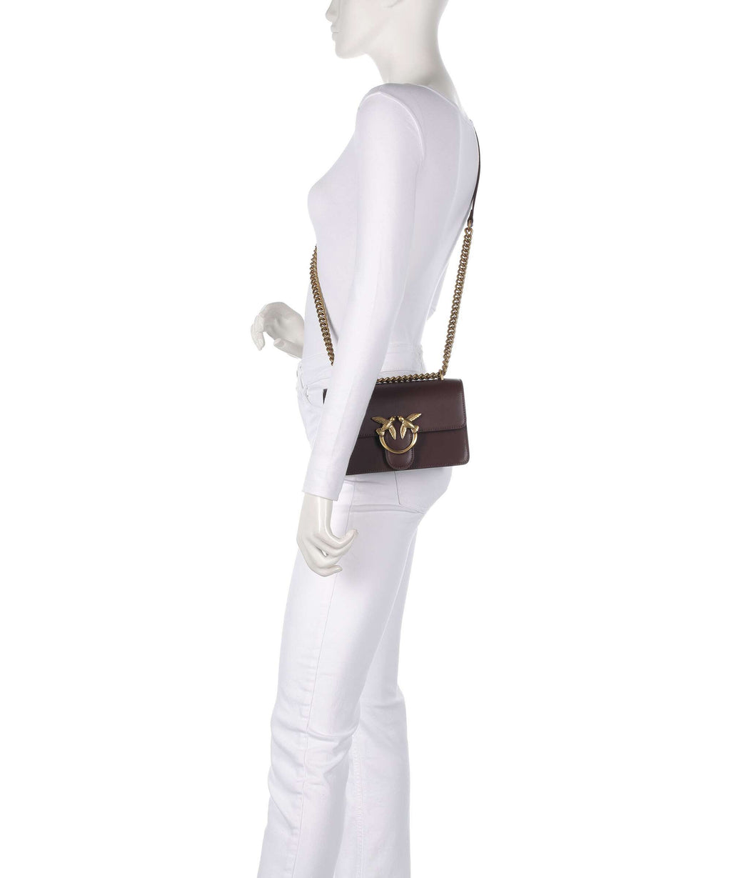 Pinko Love One Mini Shoulder bag uva di catawba/antique gold