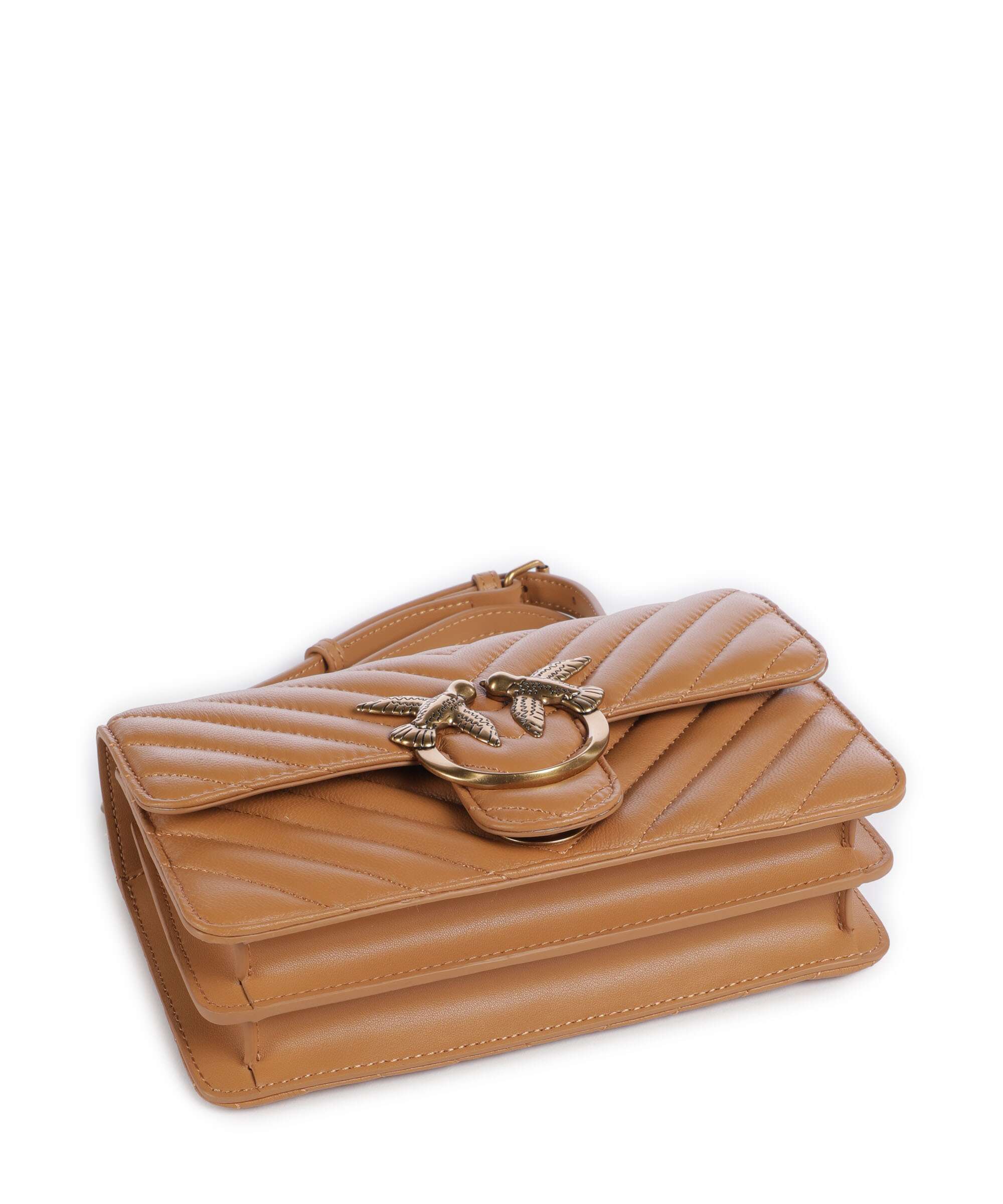 Pinko Love One Mini Shoulder bag torrone/antique gold
