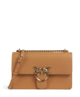 Pinko Love One Classic Sac porté épaule torrone/antique gold