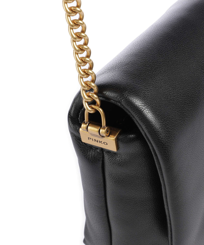 Pinko Love Click Puff Baby Crossbody bag nero/antique gold