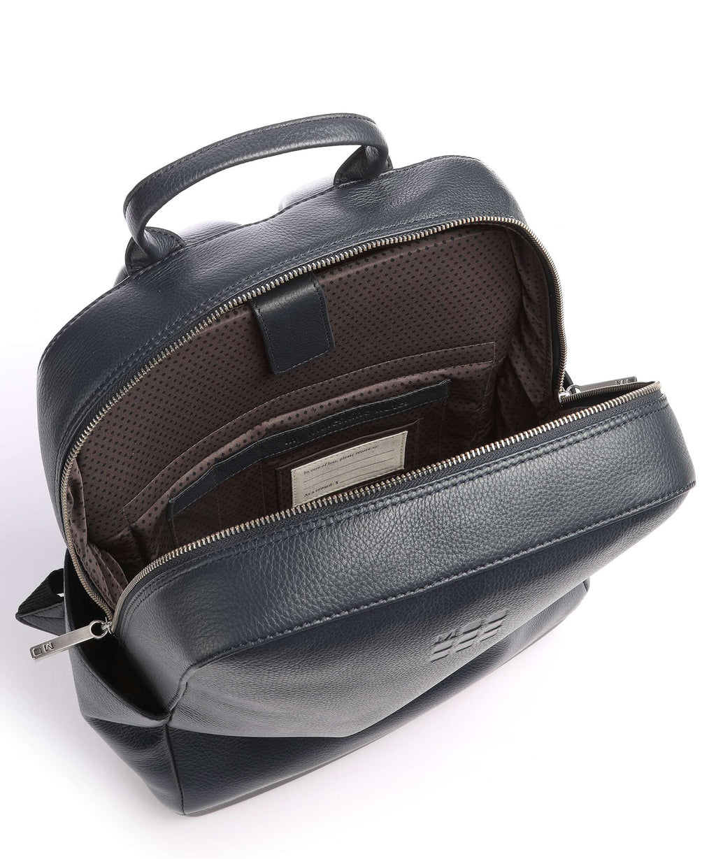 Moleskine Classic Leather Backpack sapphire blue