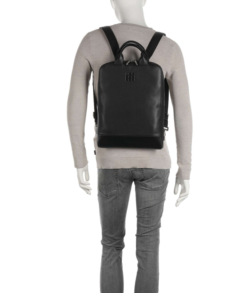 Moleskine Classic Leather Backpack schwarz