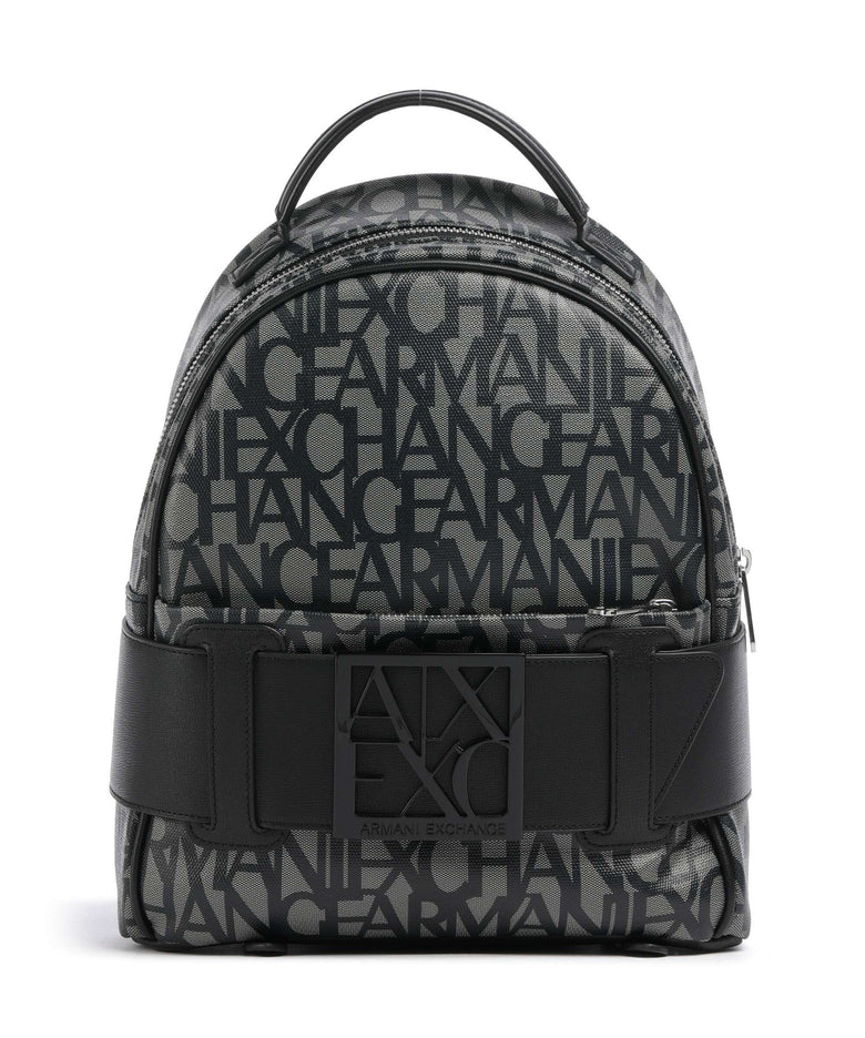 Armani Exchange Susy Backpack beige/navy stripes