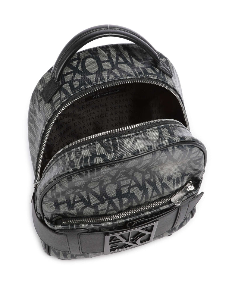 Armani Exchange Susy Backpack beige/navy stripes