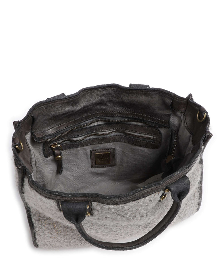 Campomaggi Handbag naturale/oro/grigio