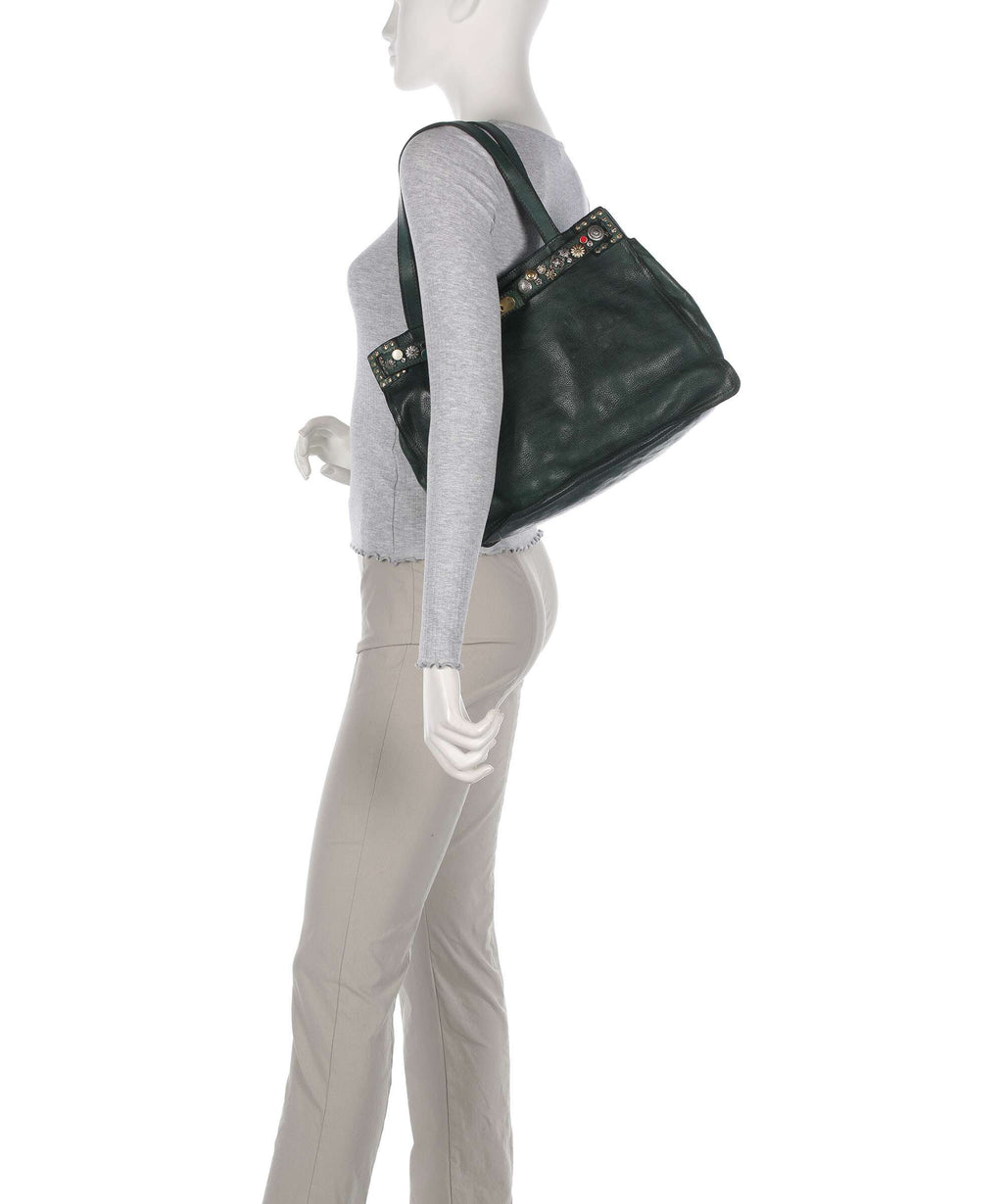 Campomaggi Shoulder bag green bottle