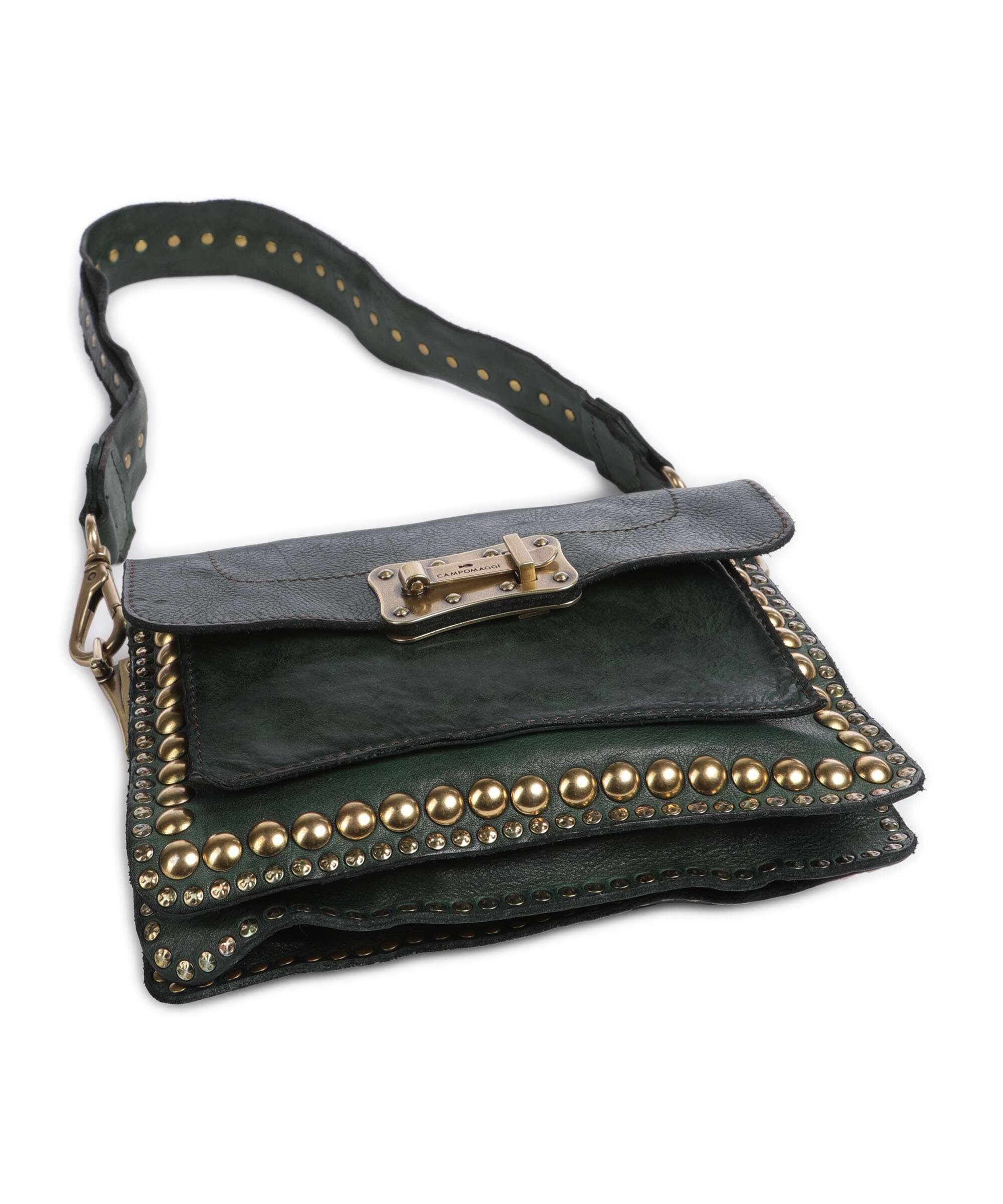 Campomaggi Shoulder bag green bottle