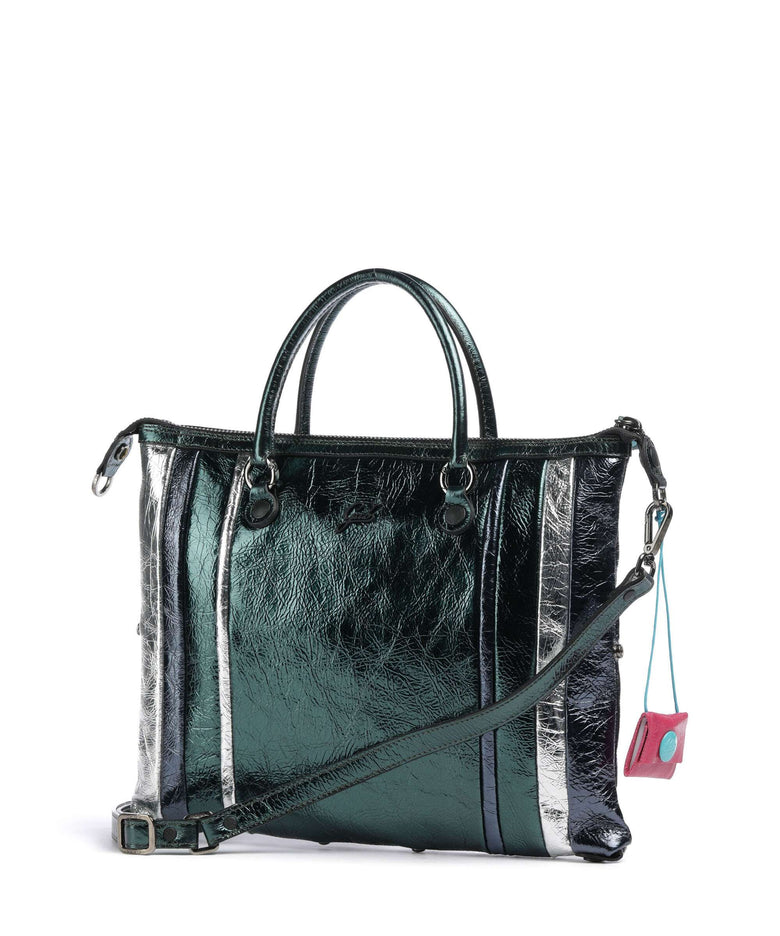 Gabs G3 Plus M Handbag smeraldo/zaffiro/argento