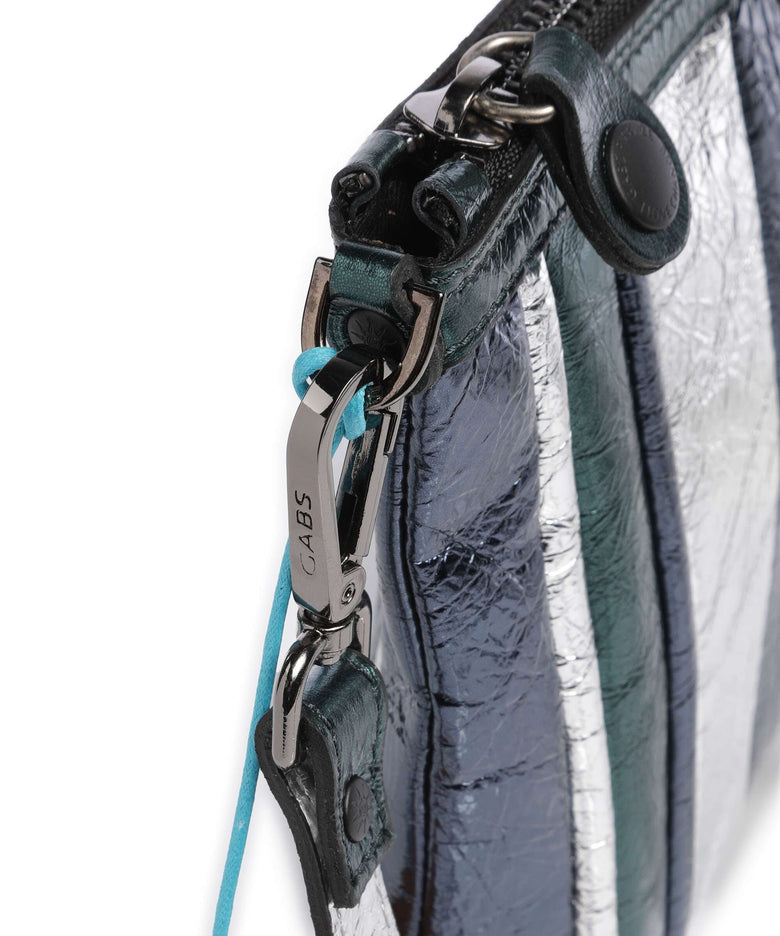 Gabs Santa Fe Ilia Shoulder bag smeraldo/zaffiro/argento
