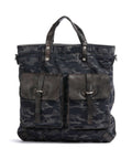 Campomaggi Backpack bag camouflage blue/dark grey