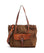Campomaggi Tote bag verde militare/cognac