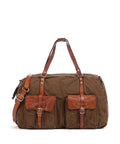 Campomaggi Weekend bag verde militare/cognac