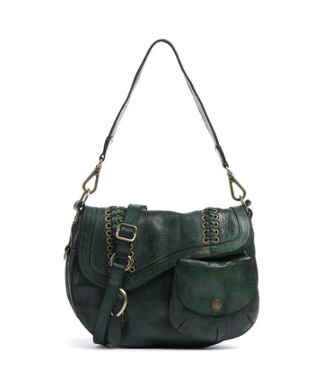 Campomaggi Sac porté épaule green bottle