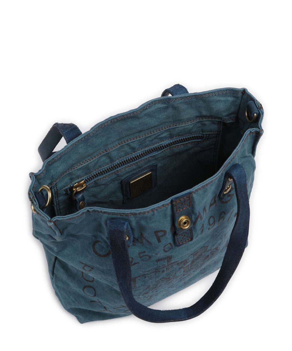 Campomaggi Handbag beige/zaffiro/moro