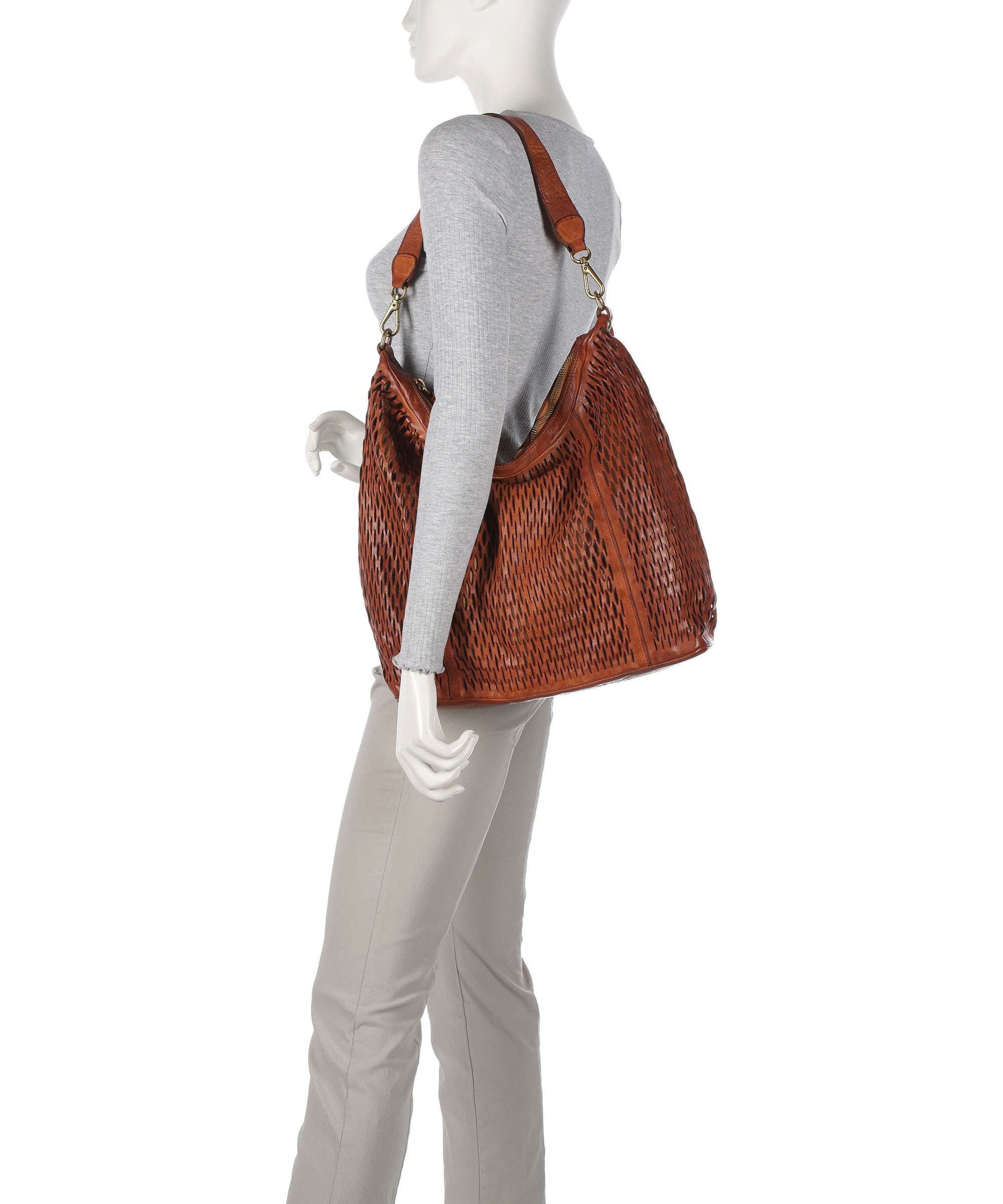 Campomaggi Hobo bag cognac