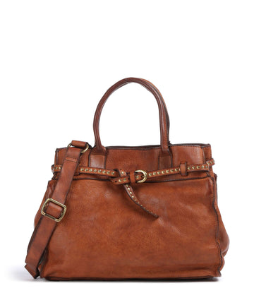 Campomaggi Borsa a mano cognac