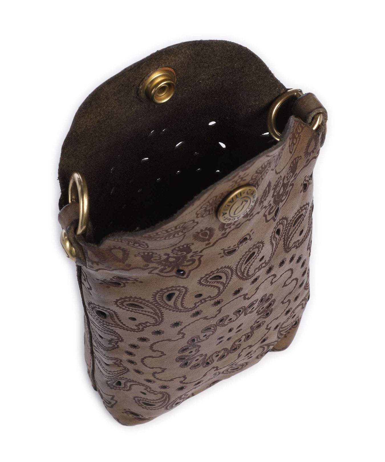 Campomaggi Phone bag verde militare