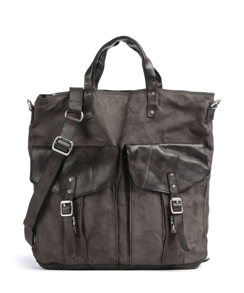 Campomaggi Backpack bag verde militare/grigio