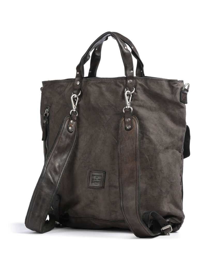 Campomaggi Backpack bag verde militare/grigio