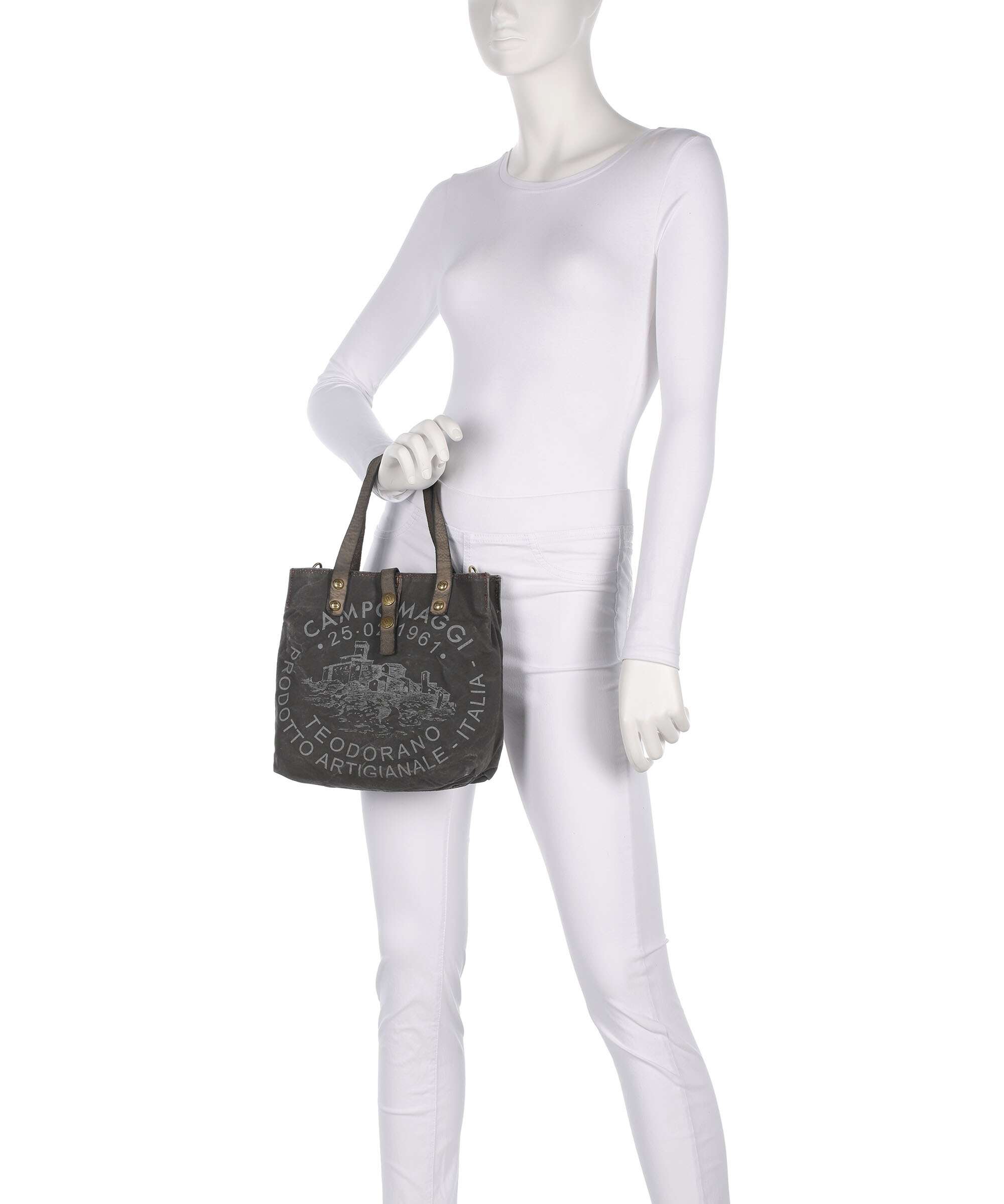 Campomaggi Handbag grigio ghiaccio