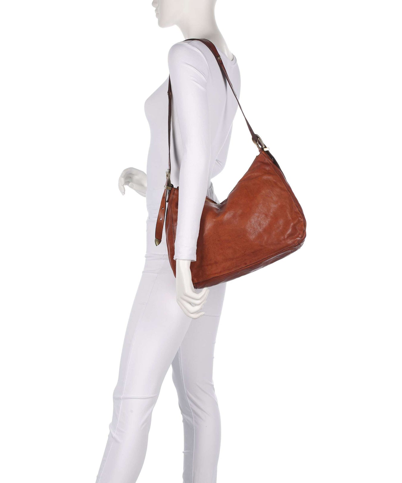 Campomaggi Hobo bag cognac