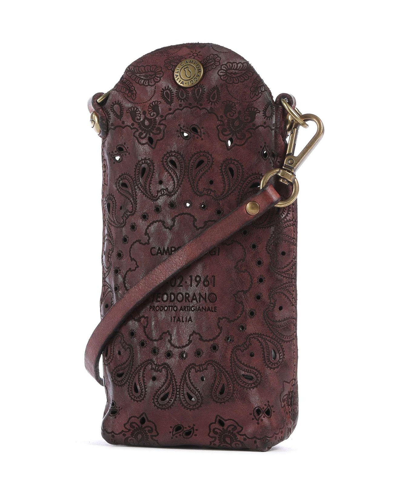 Campomaggi Phone bag borgogna