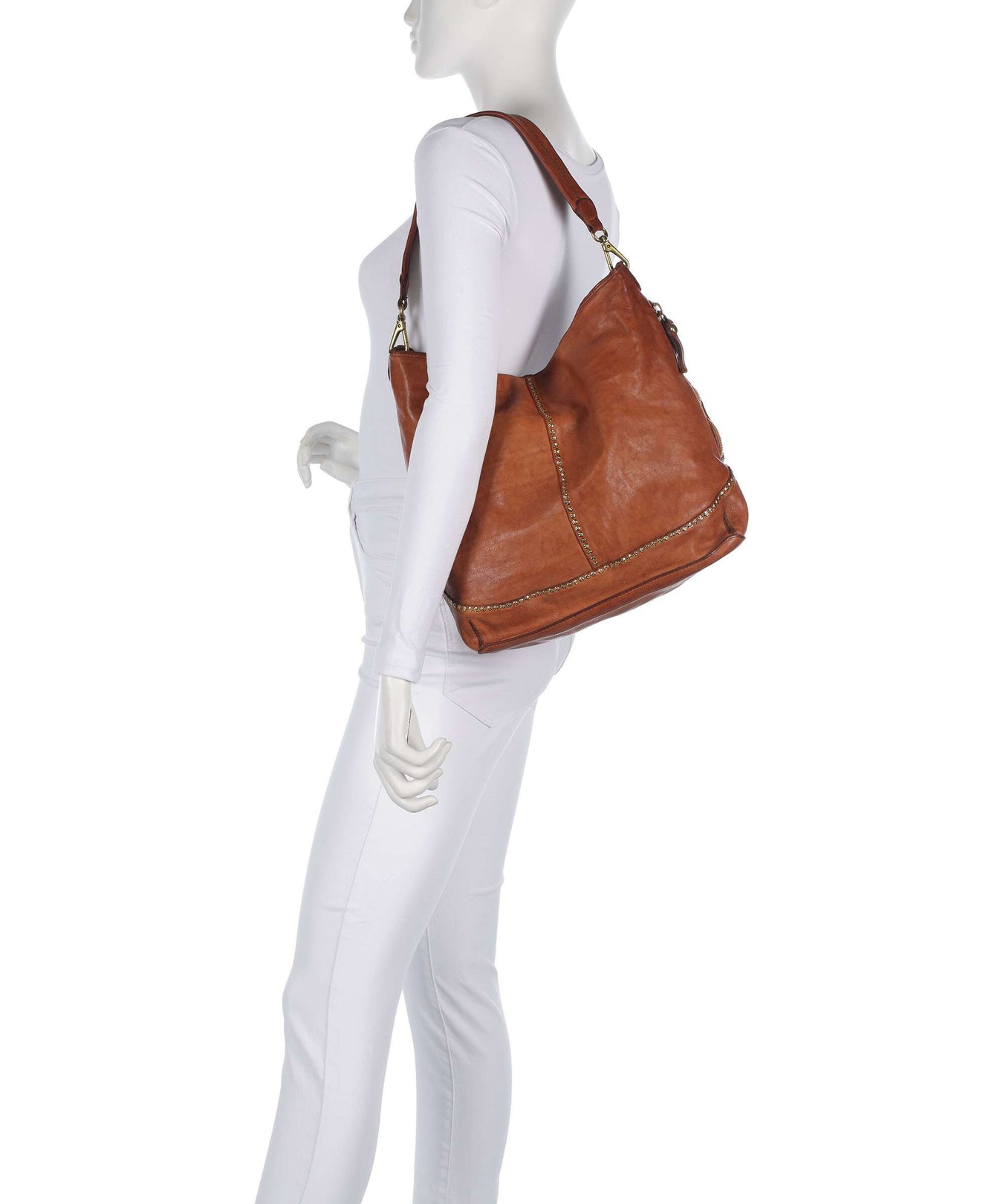 Campomaggi Hobo bag cognac