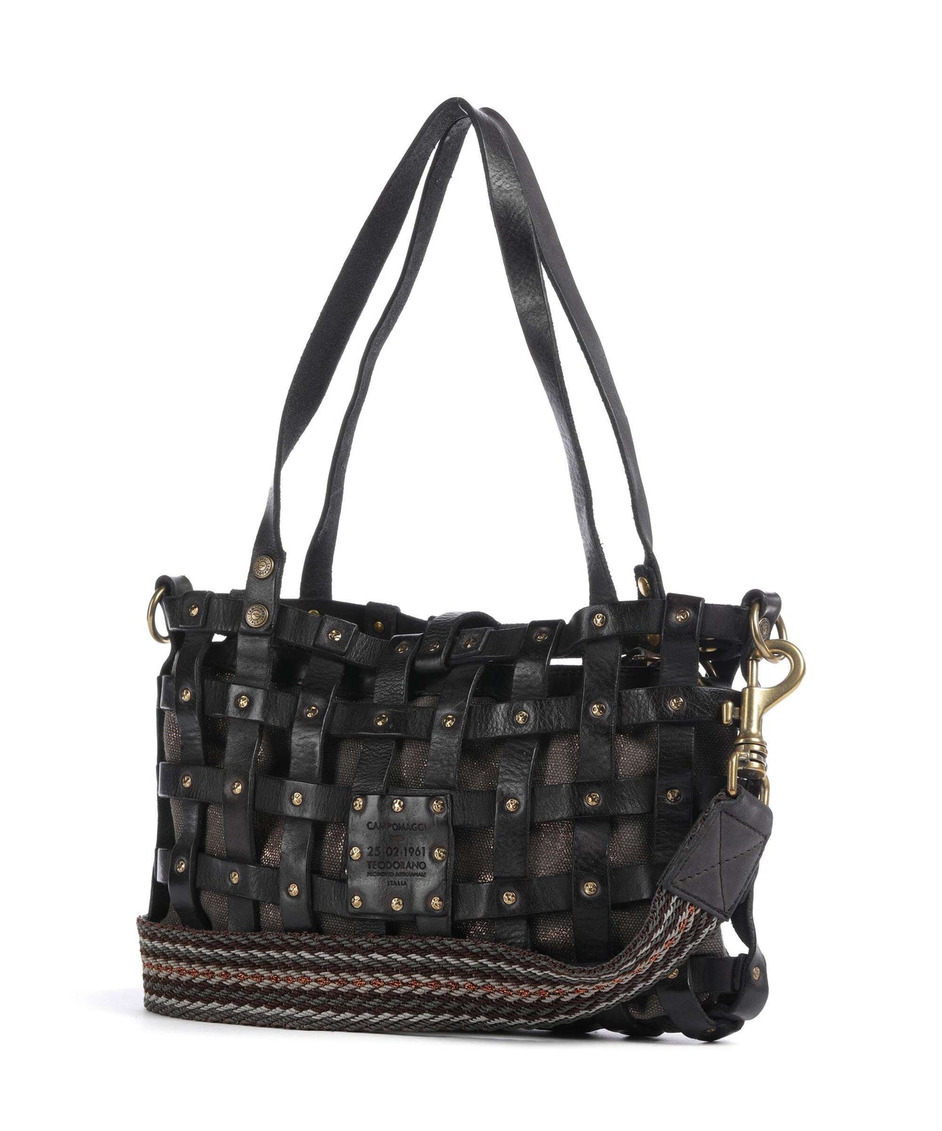 Campomaggi Shoulder bag grey/bronze