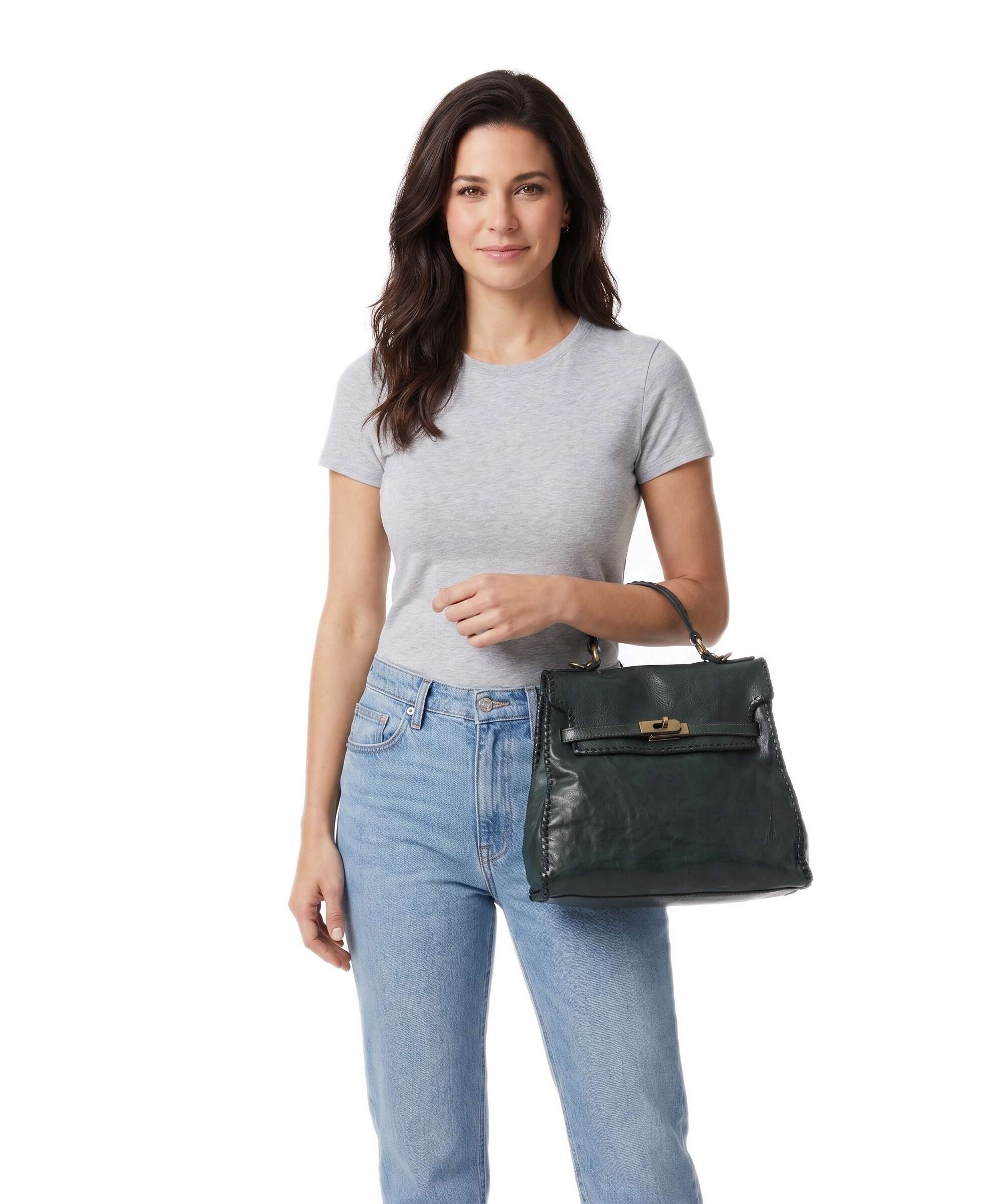 Campomaggi Handbag green bottle