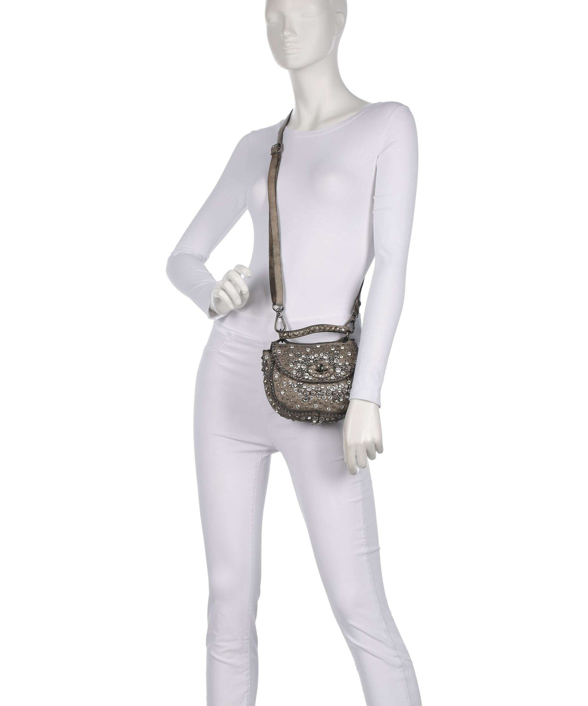 Campomaggi Crossbody bag cement