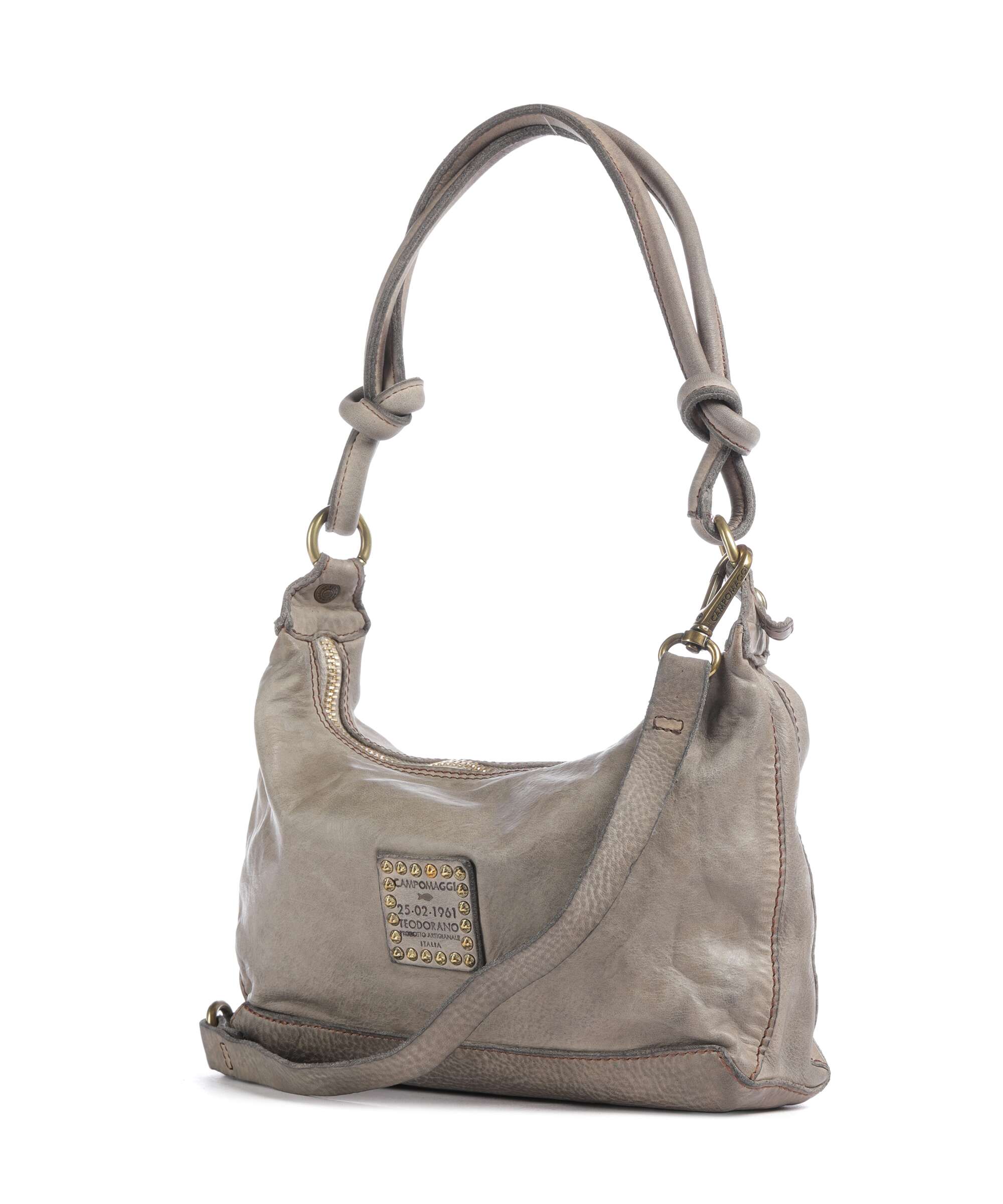 Campomaggi Hobo bag cement