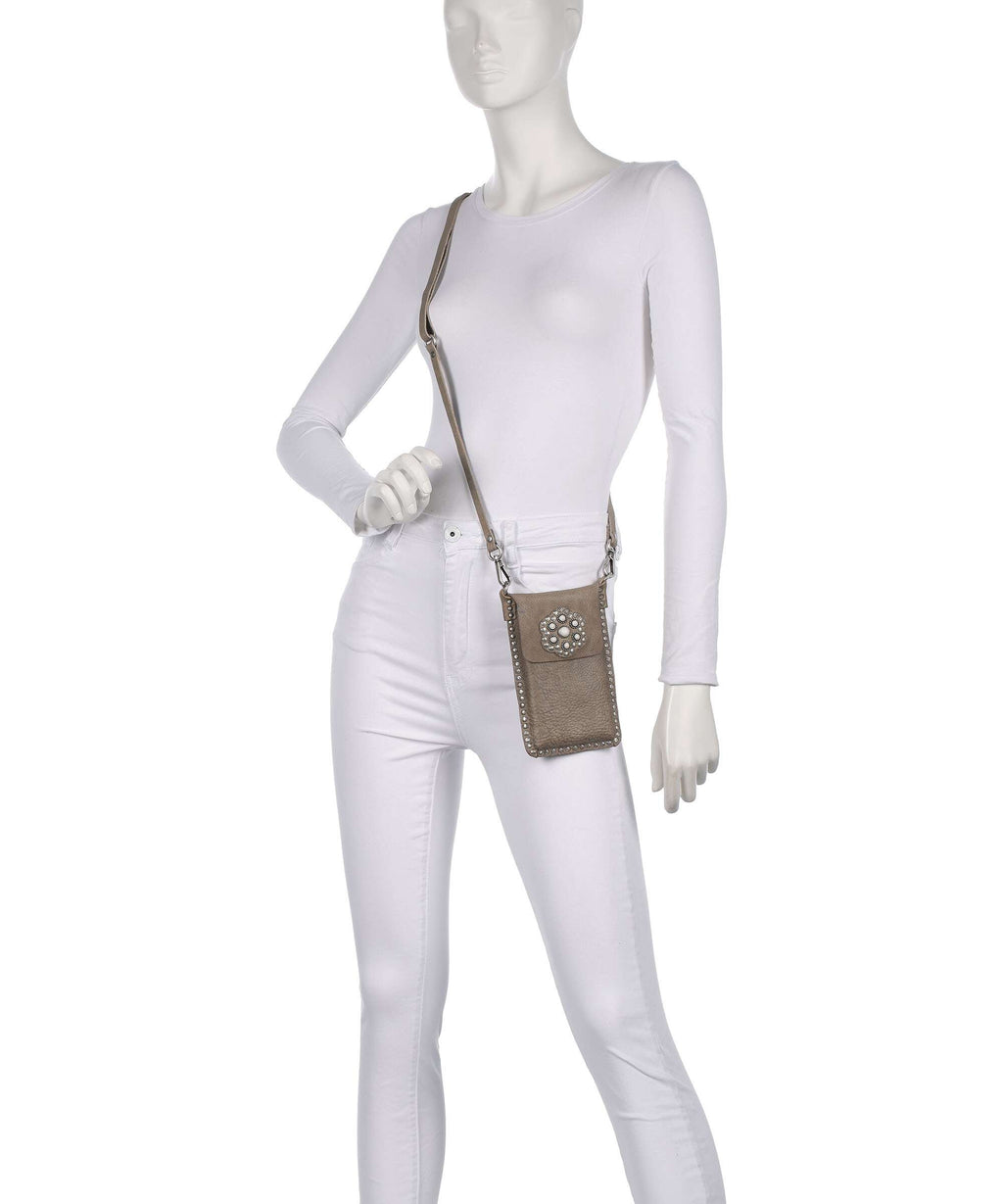 Campomaggi Phone bag cement