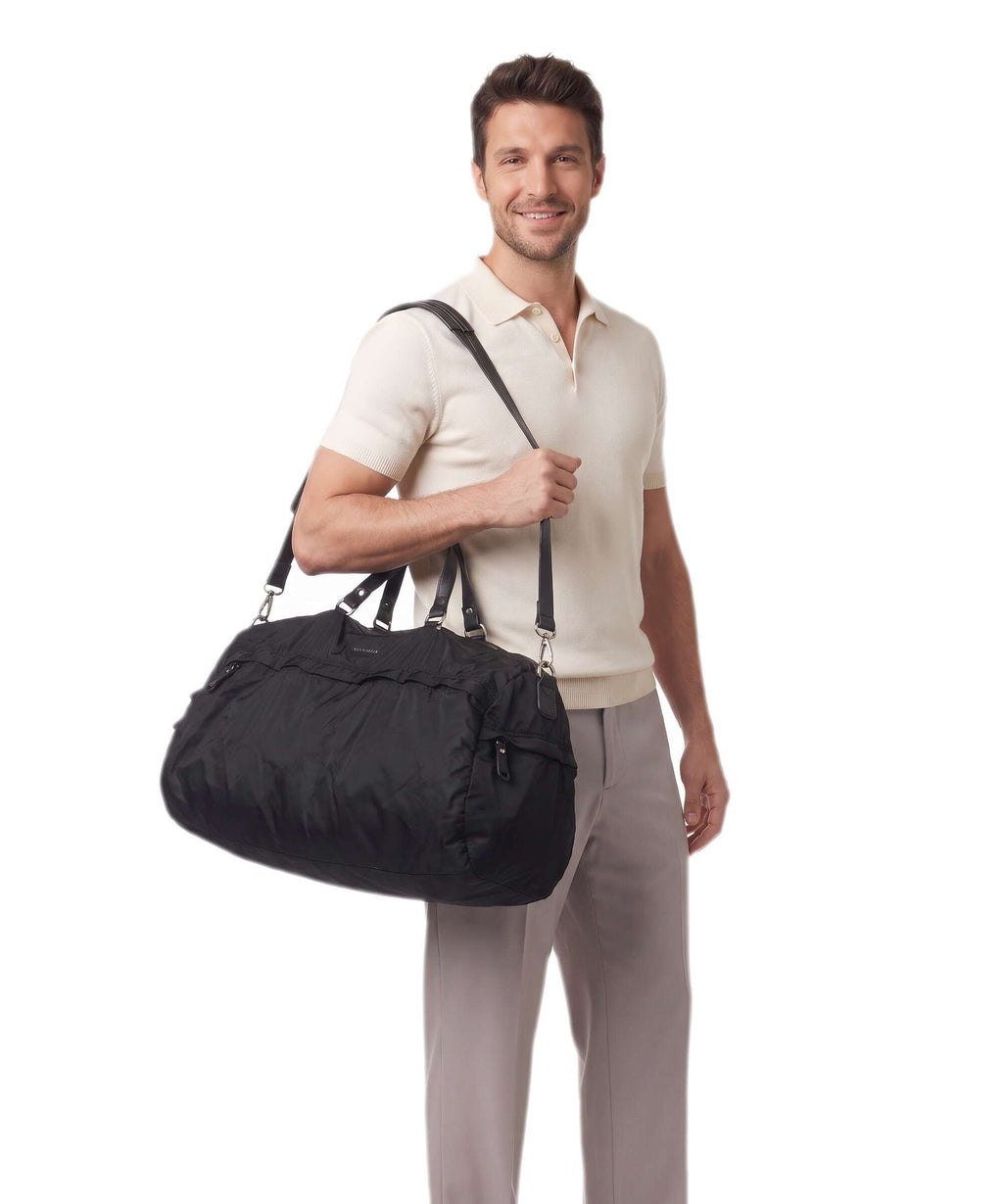Campomaggi Weekend bag nero/grigio