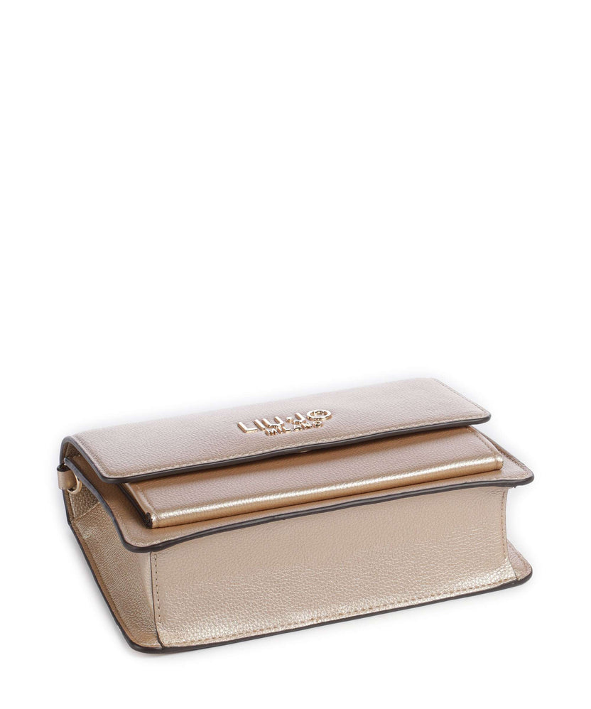 Liu Jo Icon M Crossbody bag light gold