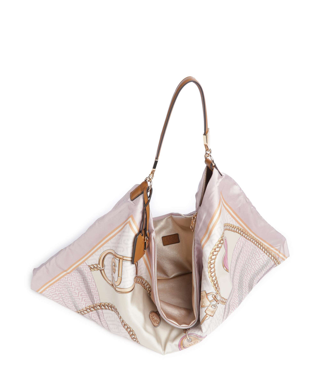 Liu Jo Foulard Hobo bag st metall/soft peony