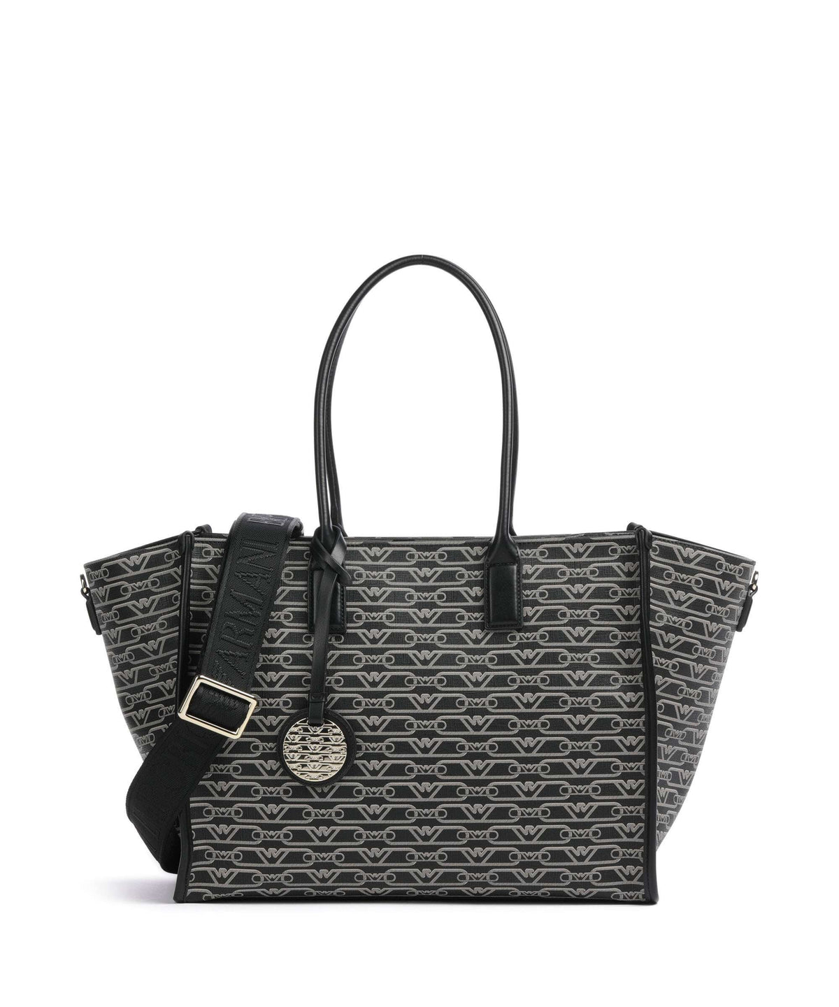 Emporio Armani La Gio Tote bag nero/ecru